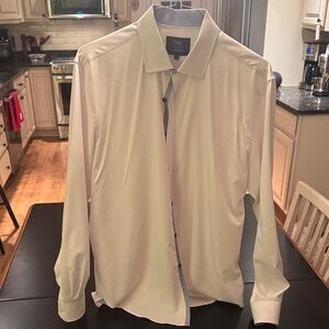 Wrk Men's Classic White Button Down Shirt